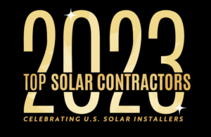 2023 Top Solar Contractors Graphic